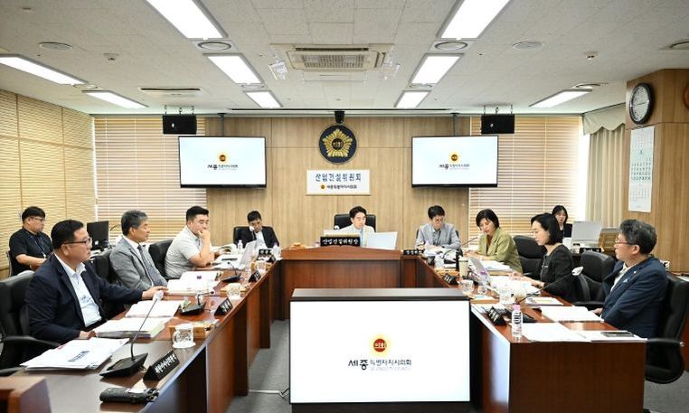 세종시의회 산업건설위원회, 2025년 제2회 추가경정예산안 심사