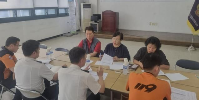 경기도의회 조미자 의원, 진접119안전센터 승강기 설치 방안 논의