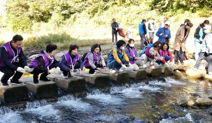 부평구, 굴포천 자연형하천 대청소 행사 진행