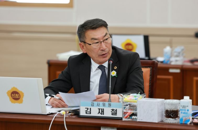 김재철 전남도의원 행정사무감사