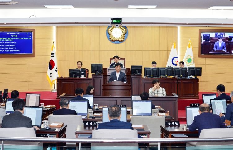 광양시의회, 광양항 배후단지 폐기물 화재“전면 조사 및 재발 방지 대책 마련”