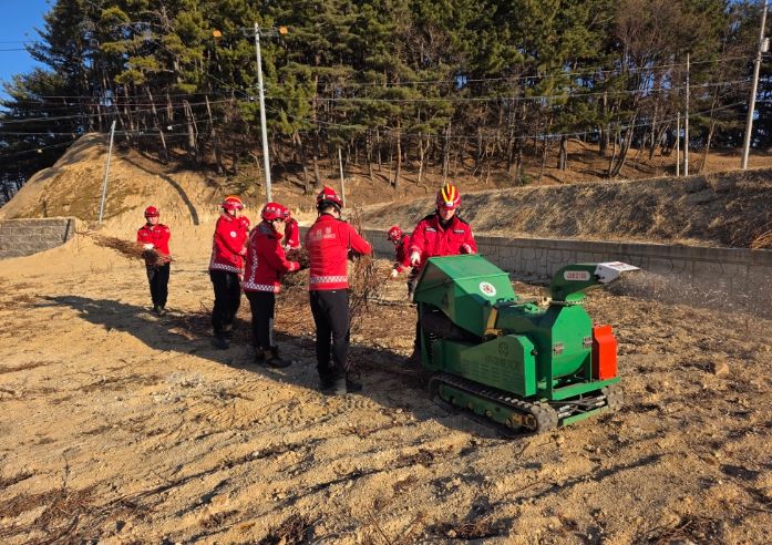 영농부산물 파쇄