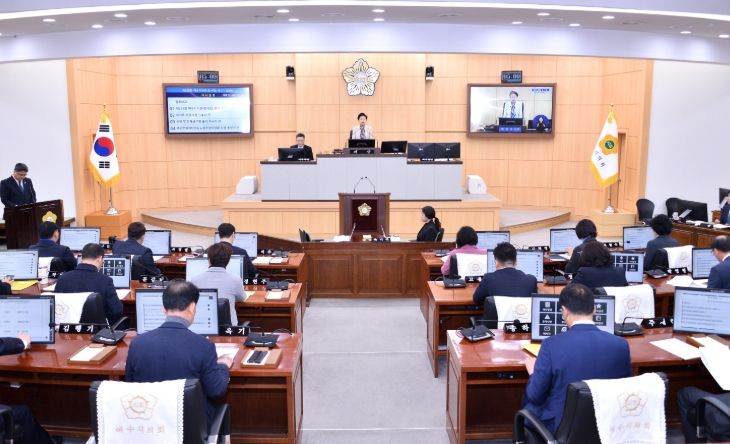 여수시의회, 제253회 임시회 개회