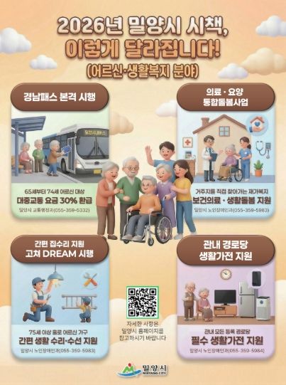 새해부터 달라지는 시책 홍보물