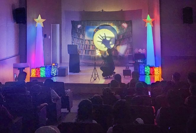 2025년 상반기 구즉도서관에서 진행된 ‘오즈의 신기한 마법도서관’ 공연
