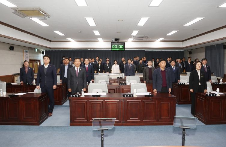 상주시의회, 제237회 임시회 개회