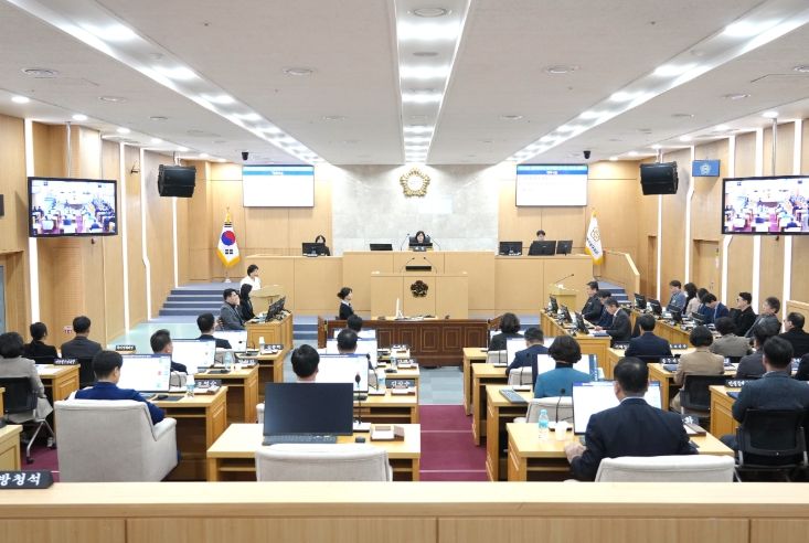 광주 남구의회, 제318회 임시회 개회