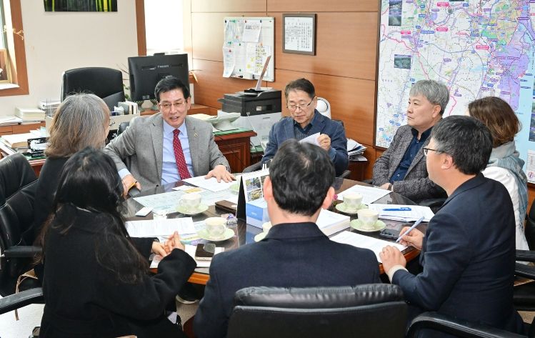 홍유준 문화복지환경위원장, 사회복지법인 노인의료복지시설 종사자 처우 개선 간담회