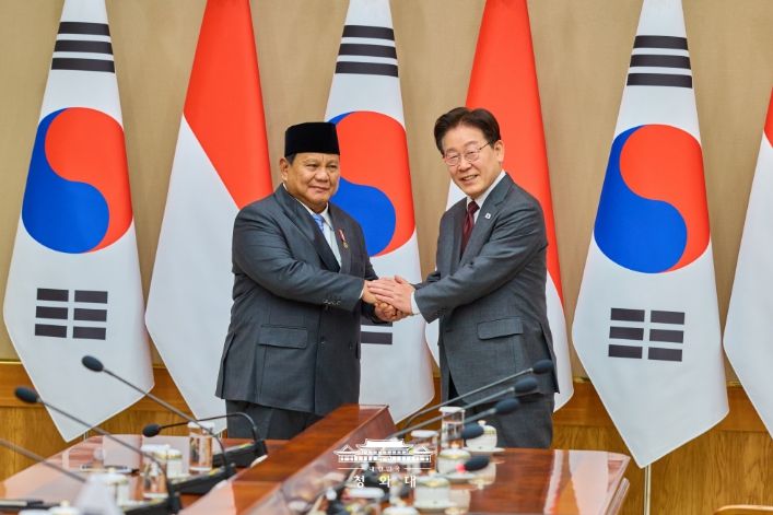 한·인도네시아 정상회담 확대회담(청와대)