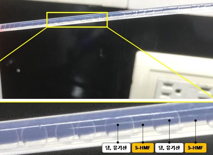 5-HMF 연속식 추출 모니터링