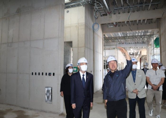 박종훈 경남교육감, 동부학생안전체험원 건립 현장 점검